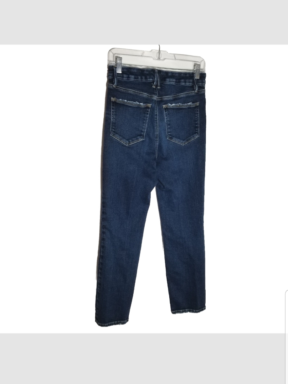 Good American Jeans Women’s 8/29 Good Legs Straight Fray Hem Distressed - Picture 4 of 10